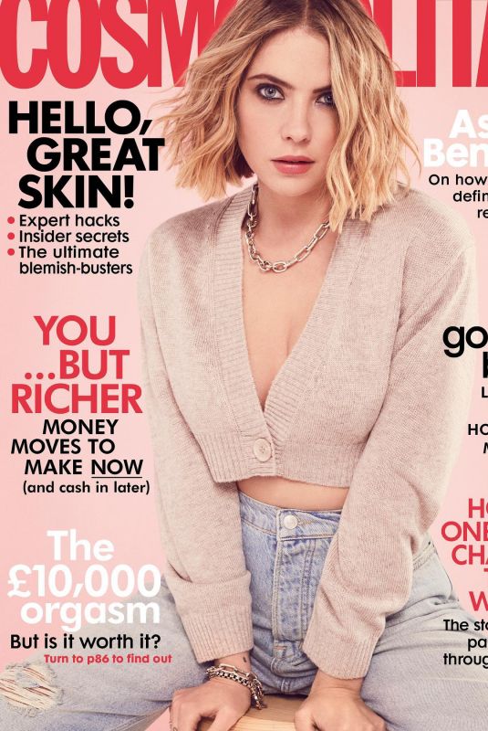 ASHLEY BENSON on the Cover of Cosmopolitan Magazine, UK April 2021