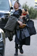 ASHLEY BENSON Out with her Dog in Encino 03/10/2021