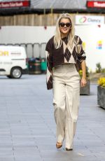 ASHLEY ROBERTS aat Heart Radio Breakfast Show in London 03/11/2021