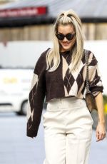 ASHLEY ROBERTS aat Heart Radio Breakfast Show in London 03/11/2021