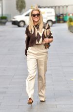 ASHLEY ROBERTS aat Heart Radio Breakfast Show in London 03/11/2021
