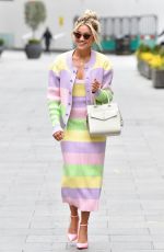 ASHLEY ROBERTS Arrives at Global Studios in London 03/17/2021