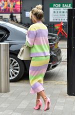 ASHLEY ROBERTS Arrives at Global Studios in London 03/17/2021