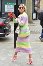 ASHLEY ROBERTS Arrives at Global Studios in London 03/17/2021