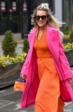 ASHLEY ROBERTS Leaves Breakfast Show in London 03/04/2021