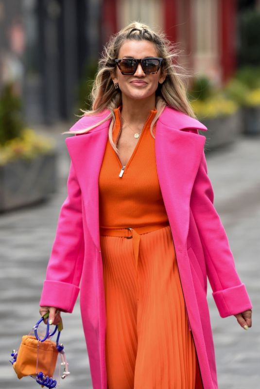 ASHLEY ROBERTS Leaves Breakfast Show in London 03/04/2021