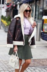 ASHLEY ROBERTS Leaves Global Studios in London 03/08/2021