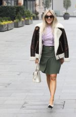 ASHLEY ROBERTS Leaves Global Studios in London 03/08/2021