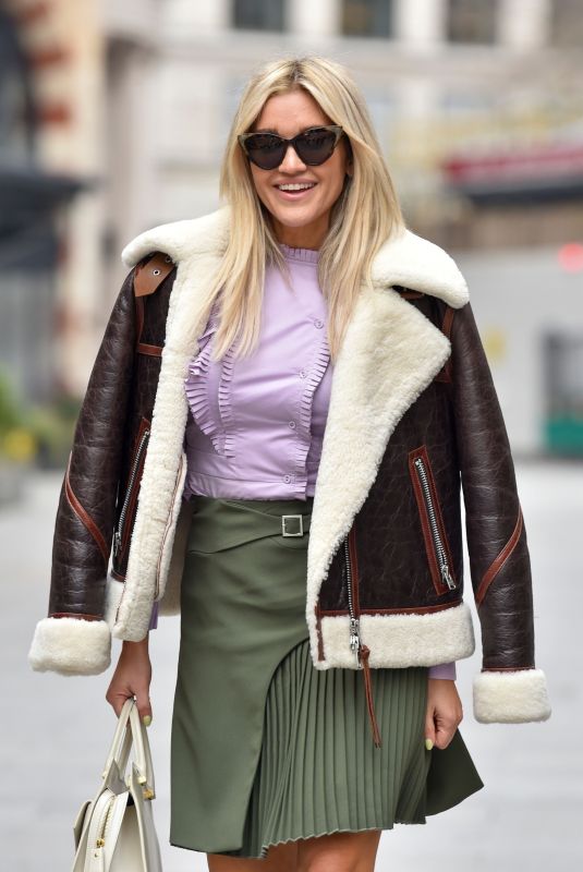 ASHLEY ROBERTS Leaves Global Studios in London 03/08/2021