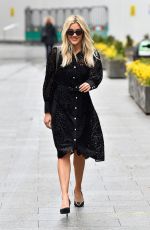 ASHLEY ROBERTS Leaves Global Studios in London 03/18/2021