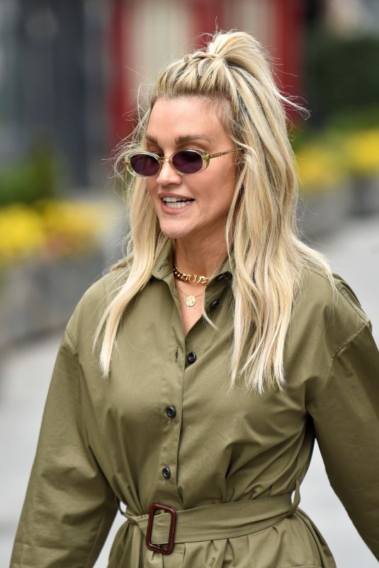 ASHLEY ROBERTS Leaves Global Studios in London 03/25/2021