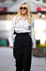 ASHLEY ROBERTS Leaves Global Studios in London 03/29/2021
