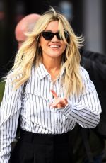 ASHLEY ROBERTS Leaves Global Studios in London 03/29/2021