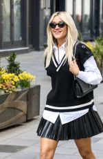 ASHLEY ROBERTS Leaves Heart FM in London 03/22/2021