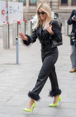 ASHLEY ROBERTS Leaves Heart FM Radio in London 03/15/2021