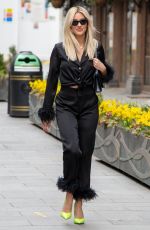 ASHLEY ROBERTS Leaves Heart FM Radio in London 03/15/2021