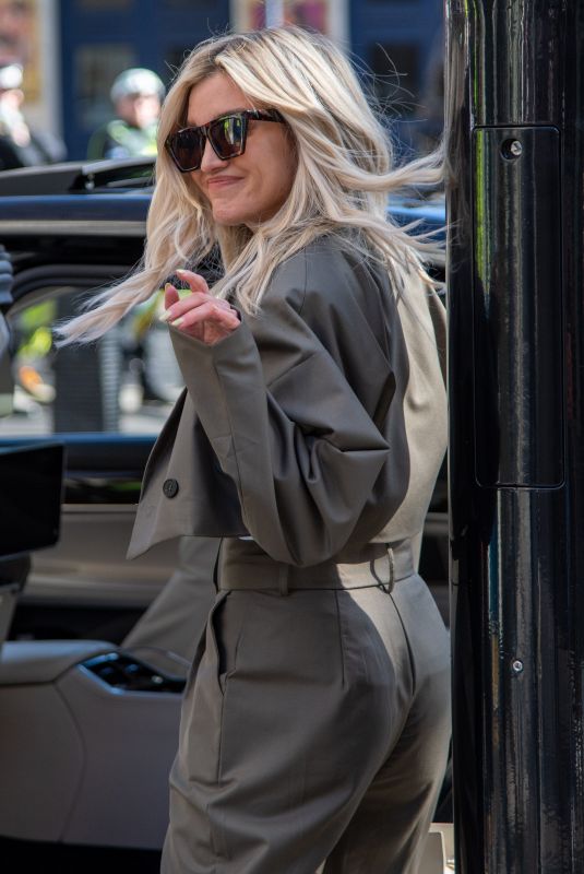ASHLEY ROBERTS Leaves Heart Radio Breakfast Show in London 03/19/2021