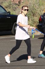 AVA PHILLIPPE Out Hiking with Her Dog in Brentwood 03/19/2021