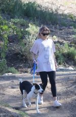 AVA PHILLIPPE Out Hiking with Her Dog in Brentwood 03/19/2021
