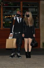 AVRIL LAVIGNE and Mod Sun at Giorgio Baldi in Santa Monica 03/02/2021