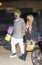 AVRIL LAVIGNE and Mod Sun at Nobu in Malibu 03/26/2021