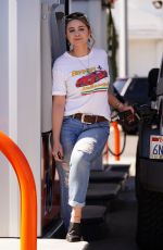 AYLA KELL at a Gas Station in Hollywood 03/06/2021
