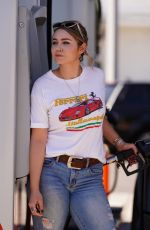AYLA KELL at a Gas Station in Hollywood 03/06/2021
