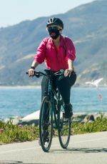 BEBE REXHA Out for Shopping and Bike Ride in Santa Monica 03/21/2021