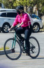 BEBE REXHA Out for Shopping and Bike Ride in Santa Monica 03/21/2021