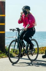 BEBE REXHA Out for Shopping and Bike Ride in Santa Monica 03/21/2021