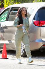 BECKY G Takes a Break while Shooting a Commercial in Los Angeles 03/30/2021