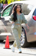 BECKY G Takes a Break while Shooting a Commercial in Los Angeles 03/30/2021