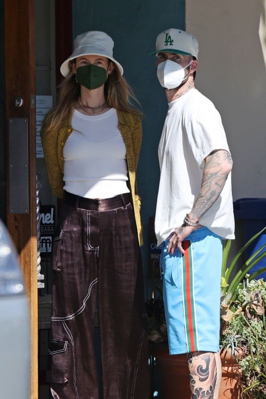 BEHATI PRINSLOO and Adam Levine Out in Montecito 03/21/2021