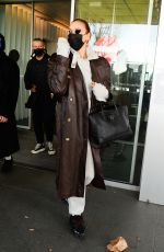 BELLA and GIGI HADID and IRINA SHAYK Arrives in Milan 02/28/2021