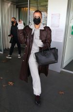 BELLA and GIGI HADID and IRINA SHAYK Arrives in Milan 02/28/2021