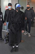 BELLA and GIGI HADID and IRINA SHAYK Arrives in Milan 02/28/2021