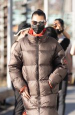 BELLA HADID Arrives at a Photoshoot for Michael Kors FW/21 in New York 03/31/2021