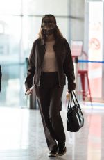BELLA HADID at Charles De Gaulle Airport in Paris 03/06/2021