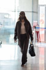 BELLA HADID at Charles De Gaulle Airport in Paris 03/06/2021