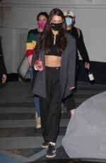 BELLA HADID at Hotel de Crillon in Paris 03/02/2021