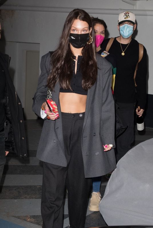 BELLA HADID at Hotel de Crillon in Paris 03/02/2021