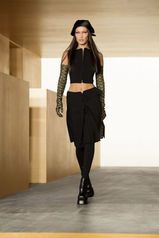 BELLA HADID at Versace Fall?Winter 2021 Fashion Show in Milan 03/05/2021
