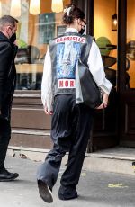 BELLA HADID Heading to a Starbucks in Paris 03/05/2021