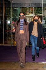 BELLA HADID Leaves Her Hotel in Paris 03/04/2021