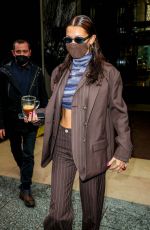 BELLA HADID Leaves Her Hotel in Paris 03/04/2021