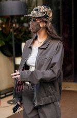 BELLA HADID Leaves Mandarin Oriental Paris Hotel 03/06/2021