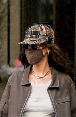 BELLA HADID Leaves Mandarin Oriental Paris Hotel 03/06/2021
