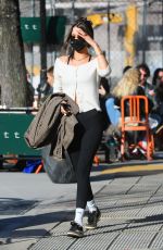 BELLA HADID Out and About in New York 03/09/2021