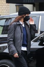BELLA HADID Out and About in New York 03/17/2021