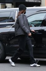 BELLA HADID Out and About in New York 03/17/2021